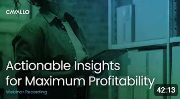 Webinar: Actionable Insights for Maximum Profitability